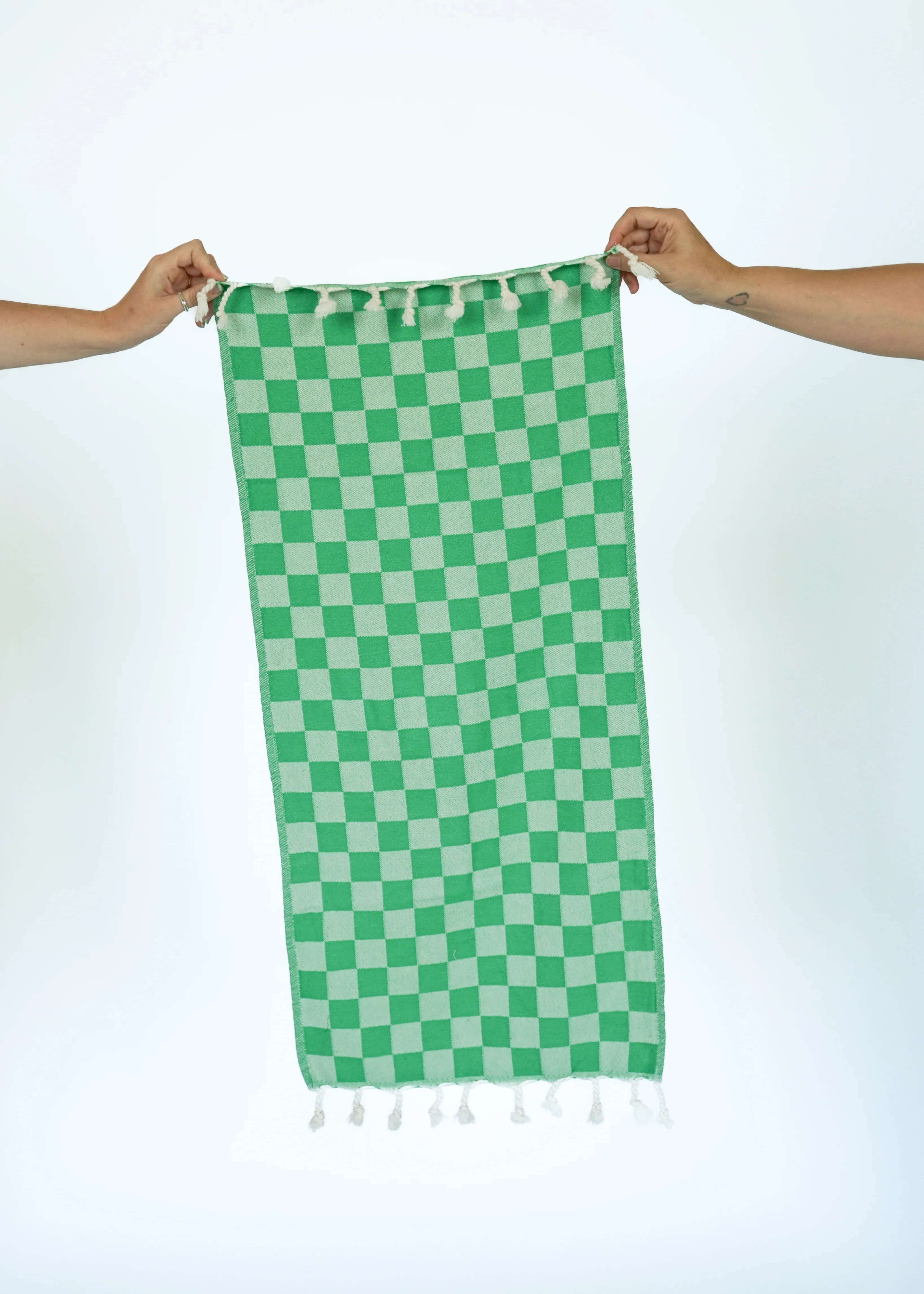CHECK TURKISH TOWEL / GRASS - Image 5