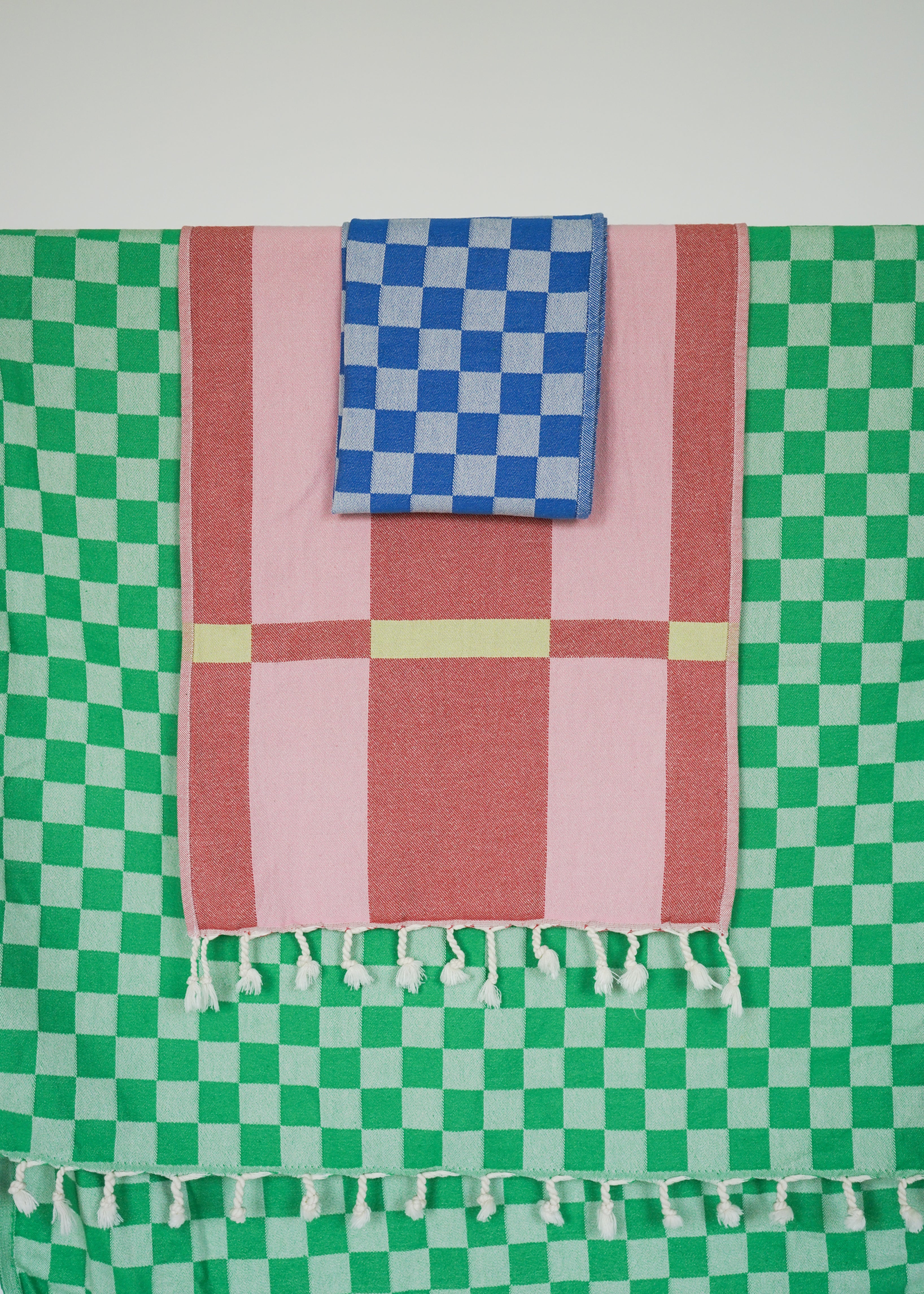 CHECK TURKISH TOWEL / LAKE - Image 3