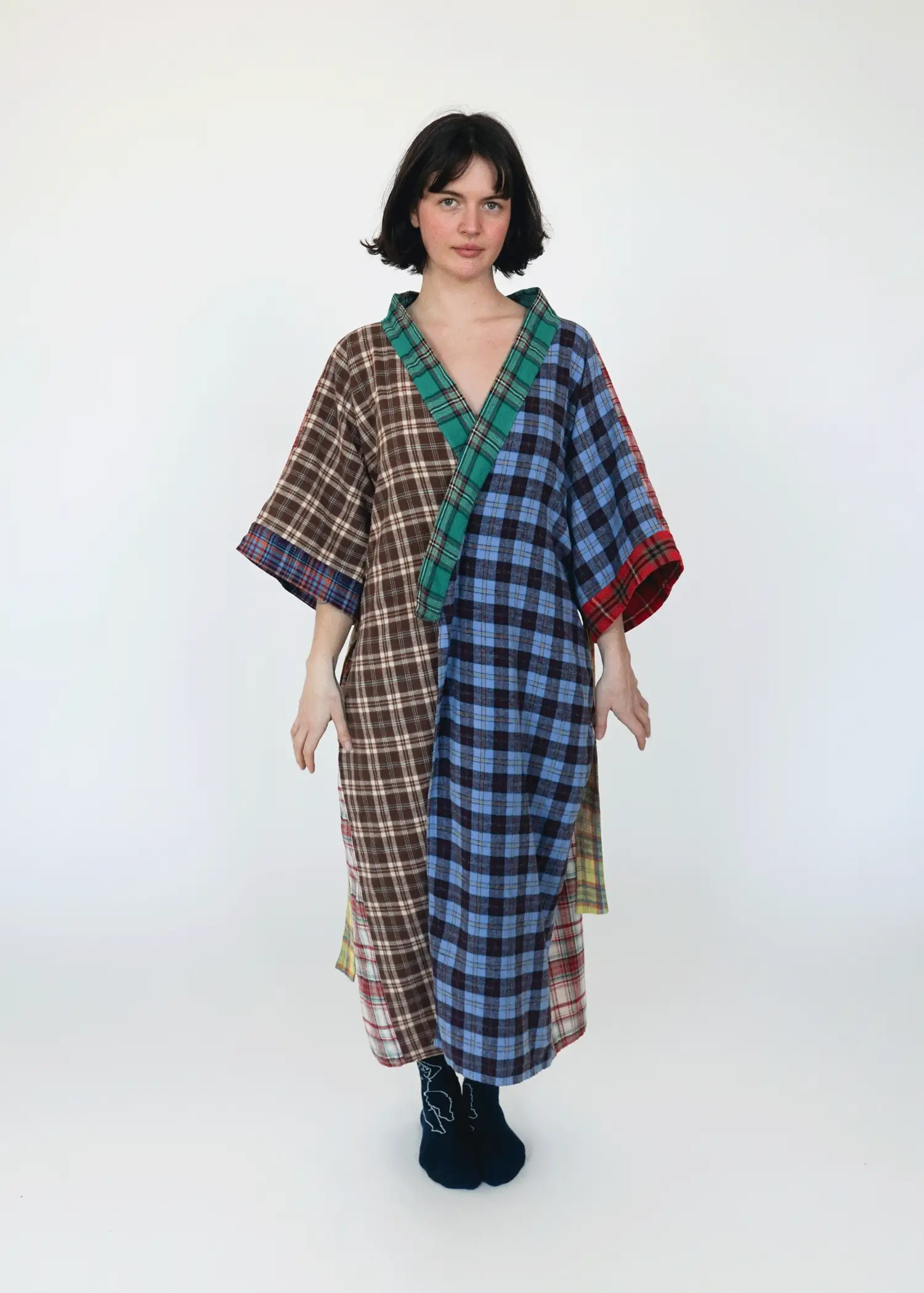 FLANNEL ROBE / DAD PLAID