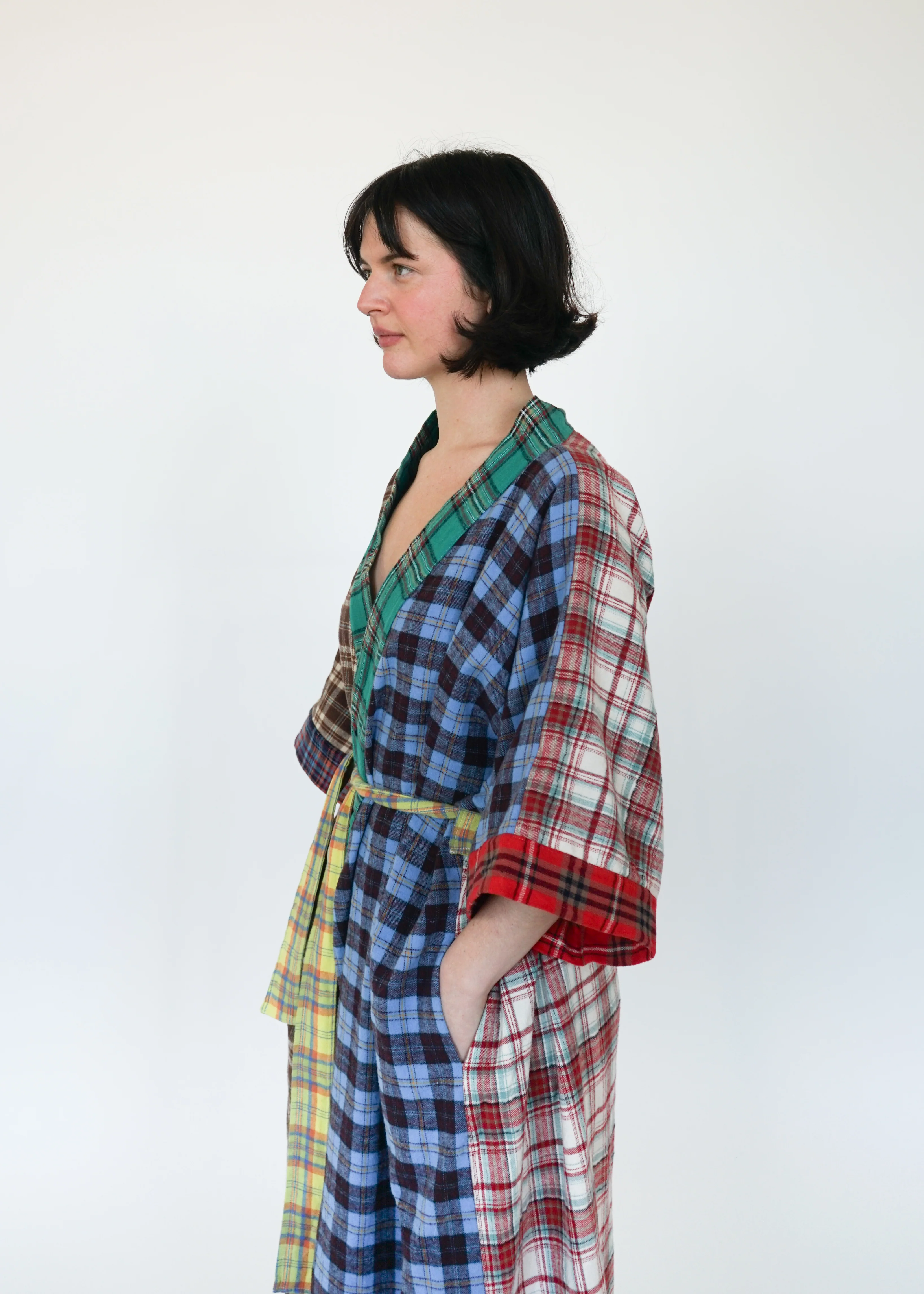FLANNEL ROBE / DAD PLAID - Image 11