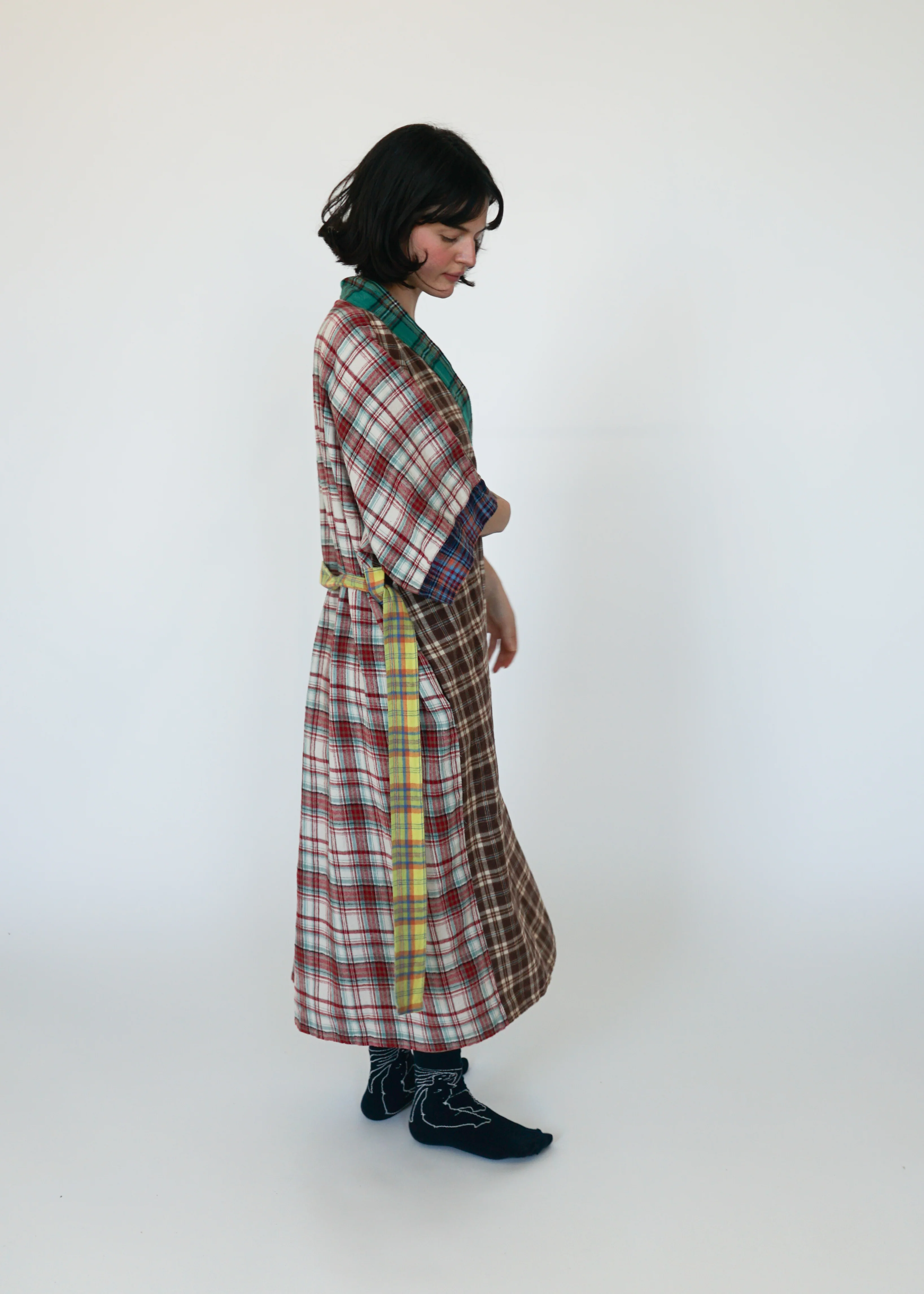 FLANNEL ROBE / DAD PLAID - Image 4