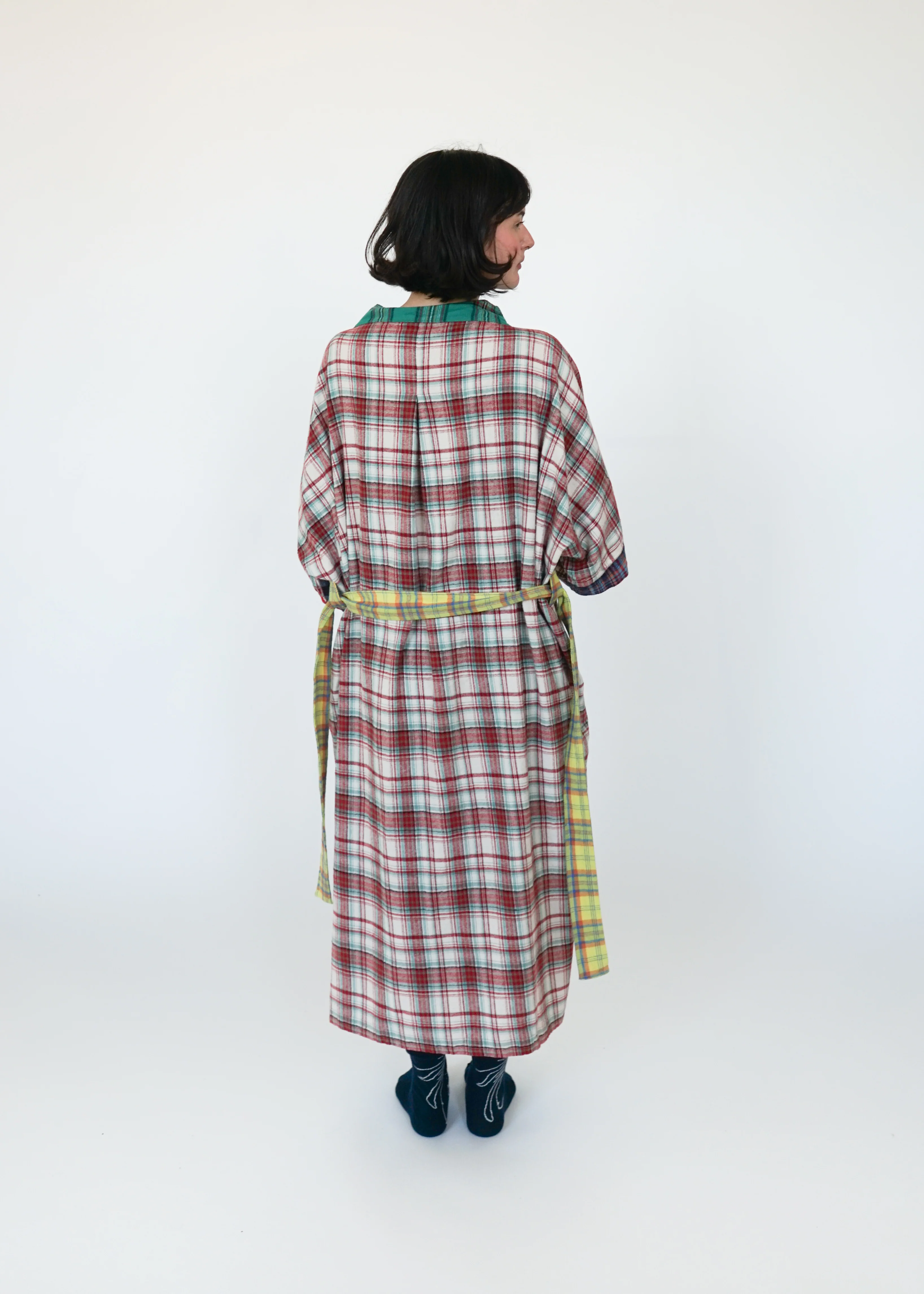 FLANNEL ROBE / DAD PLAID - Image 5