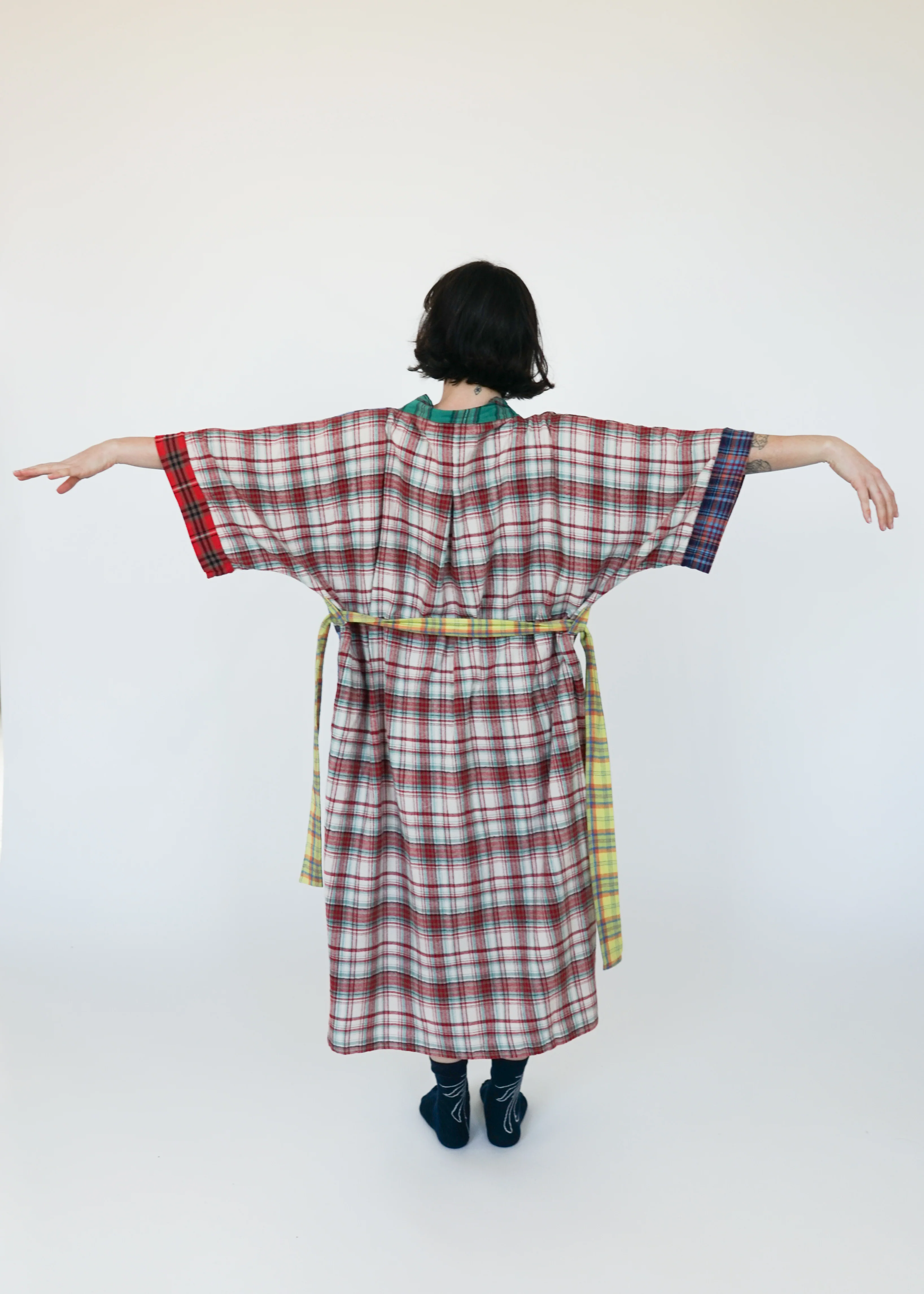 FLANNEL ROBE / DAD PLAID - Image 6