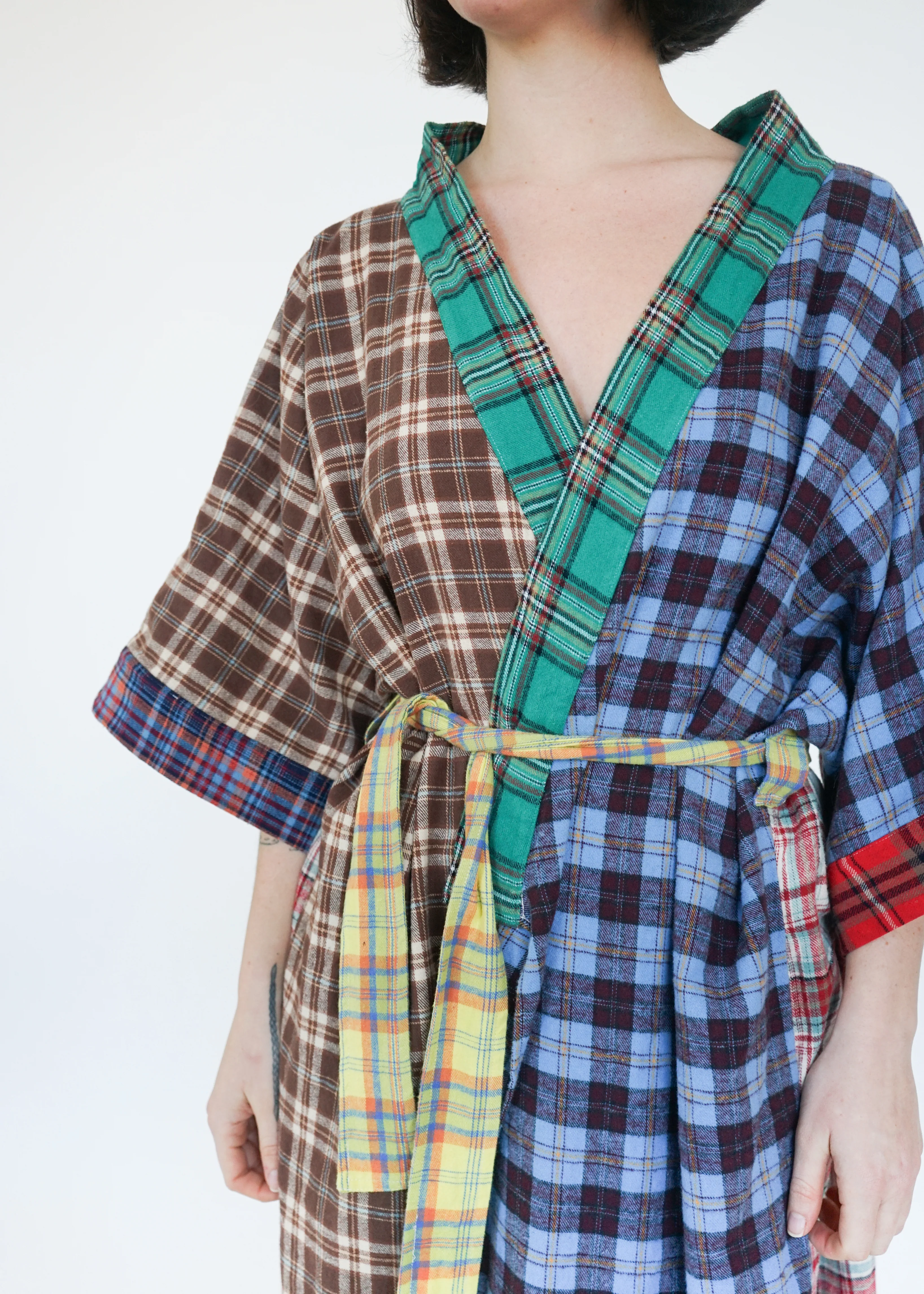 FLANNEL ROBE / DAD PLAID - Image 7