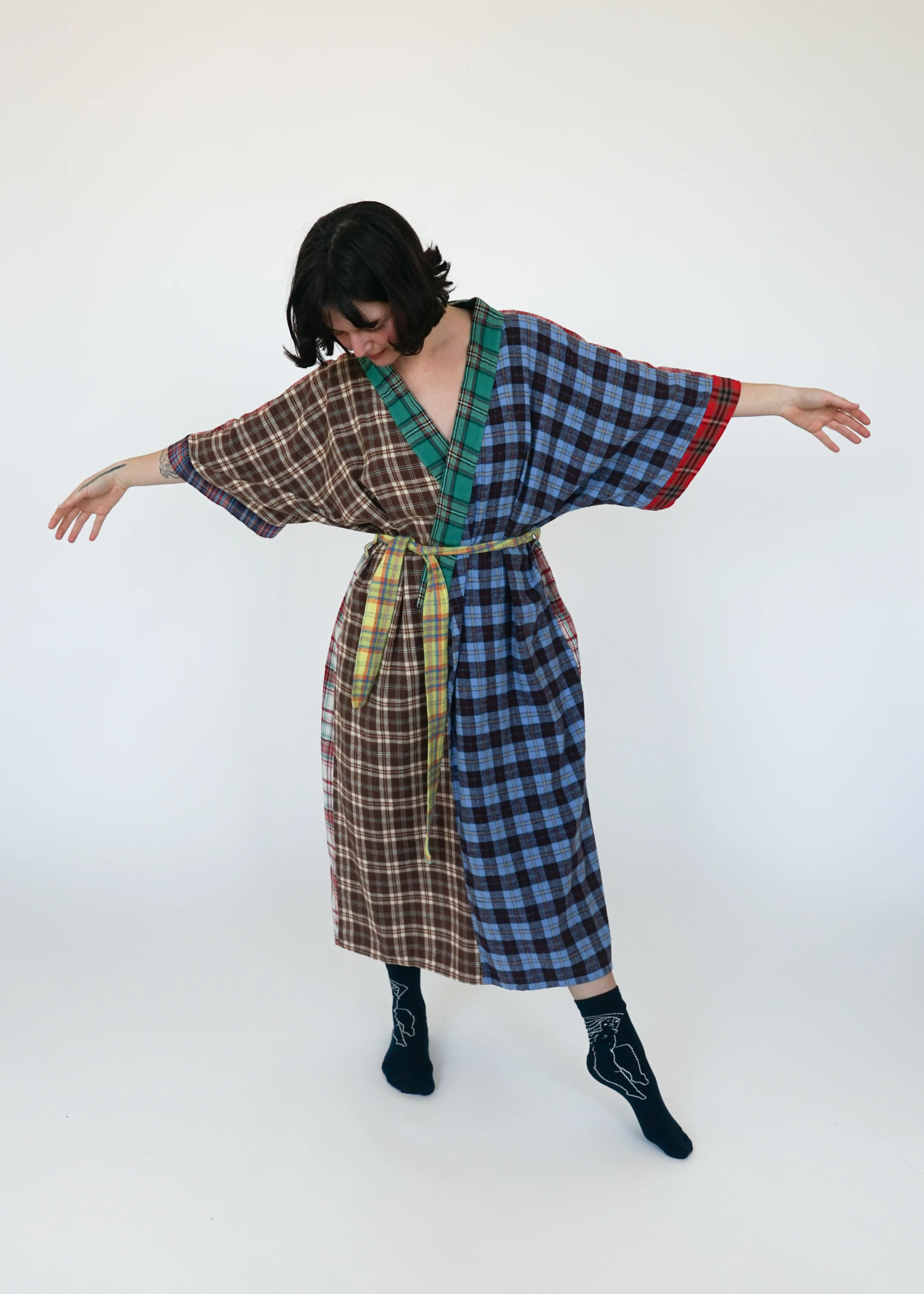 FLANNEL ROBE / DAD PLAID - Image 8